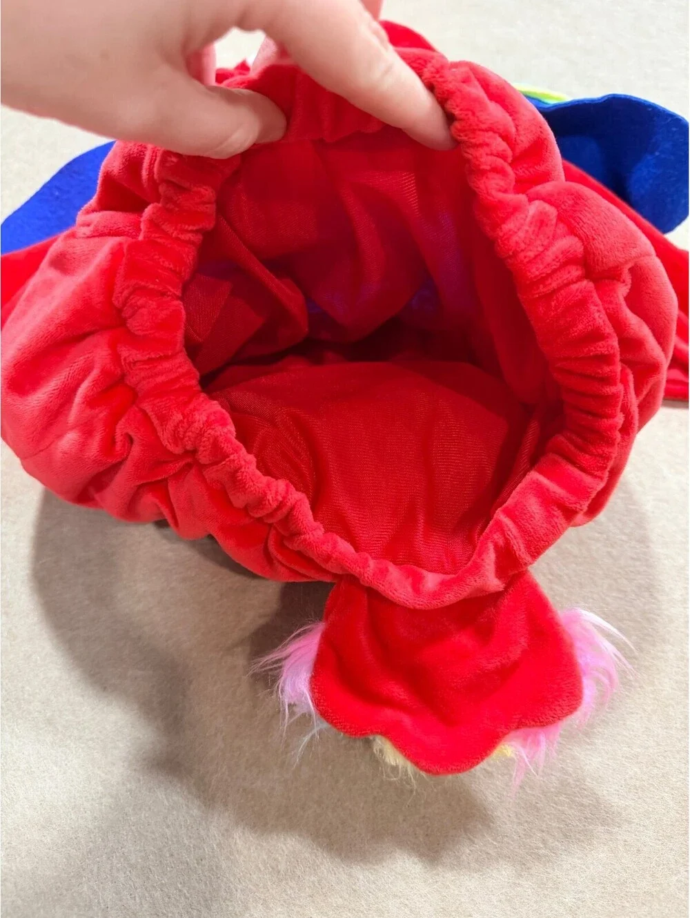 Baby parrot pirate halloween cosplay costume plush bodysuit with wings 6-12month